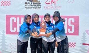 4 Atlet Lutra Raih Juara 3 International Cricket Kartini Cup di Bali