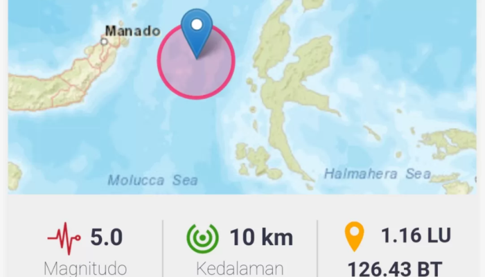 Sebelum Dilanda Banjir Bandang, Ternate Sempat Diguncang Gempa 5 Magnitudo