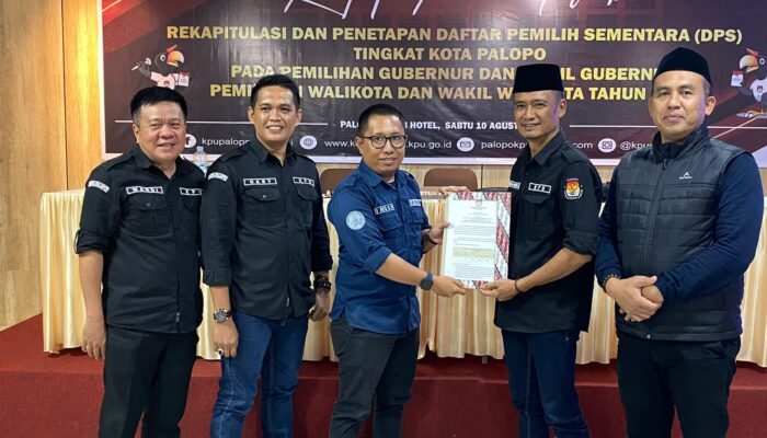 KPU Palopo Tetapkan DPS Pilkada Serentak Tahun 2024