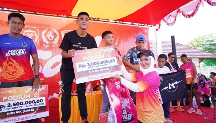 Diikuti 2.000-an Pelari, Berikut Pemenang Masamba Run 2024 Luwu Utara