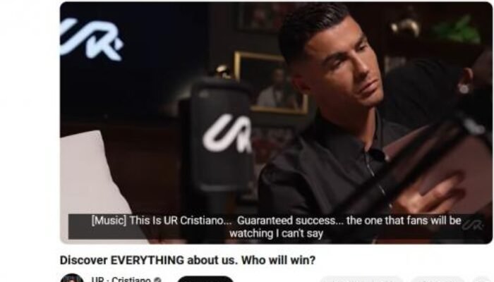 Wow!!! Akun Baru Cristiano Ronaldo di Kanal YouTube Capai Rekor