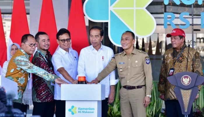 Resmikan RS Kemenkes Makassar, Presiden Jokowi: Pusat Layanan Kesehatan untuk Indonesia Timur