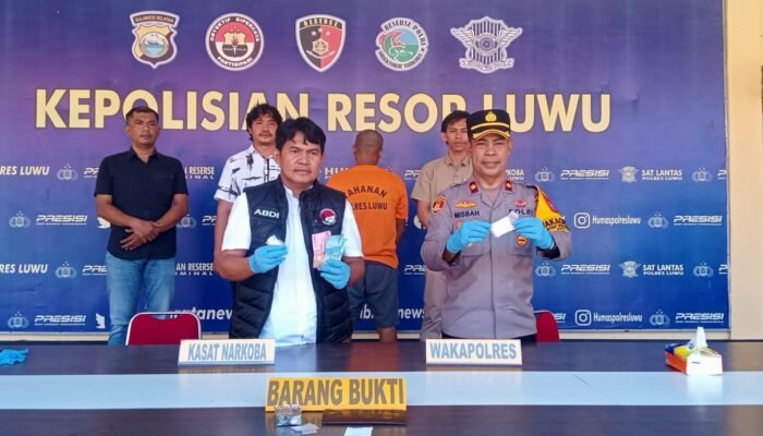 Bawa Sabu dari Malaysia, Pria di Luwu Ditangkap Polisi