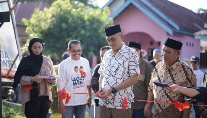 Sosialisasi di Balambang, AgusWin juga Resmikan Nama Jalan