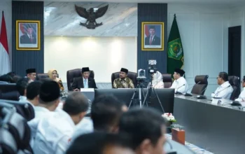 Serah Terima Jabatan Menteri Agama, Gus Yaqut Serahkan Kepemimpinan kepada Nasaruddin Umar