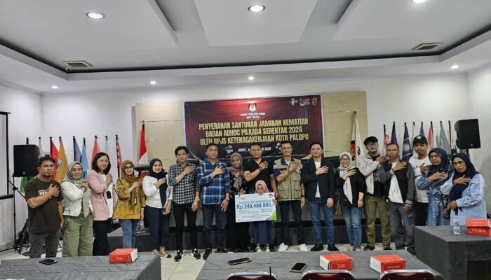 KPU dan BPJS Serahkan Santunan Kematian bagi Badan Adhoc, Segini Nilainya