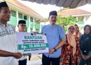 Ponpes di Pinrang Terbakar, Kemenag Sulsel Serahkan Bantuan