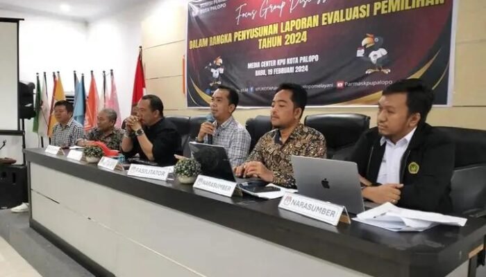 KPU Palopo Gelar FGD Evaluasi Pemilu 2024, Bahas Tantangan dan Perbaikan