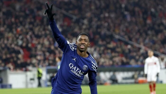 Dembele Cetak Hattrick, PSG Pesta Gol ke Gawang Brest