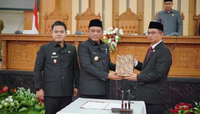 Bupati Luwu Serahkan LKPJ Tahun 2024 dalam Rapat Paripurna