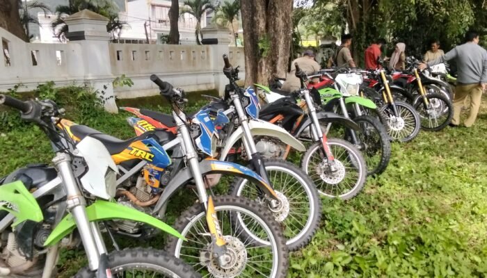 Hari Pertama Apel Kendaraan Dinas Jenis Trail, Baru 34 Unit yang Terkumpul
