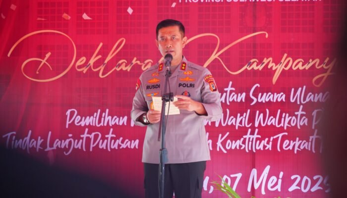 PSU Pilwalkot Palopo, Polda Sulsel Kerahkan 560 Personel untuk Pengamanan