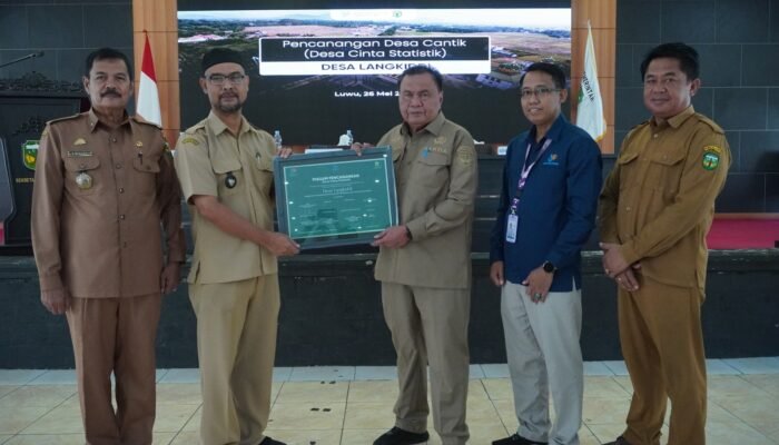Pemkab Luwu dan BPS Canangkan Desa Cinta Statistik 2025