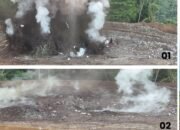 PT Masmindo Dwi Area Sukses Laksanakan First Blasting di Proyek Tambang Emas Awak Mas