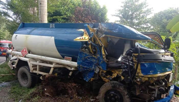 Tabrakan Hebat di Jalur Trans Sulawesi, Sopir Truk Tewas