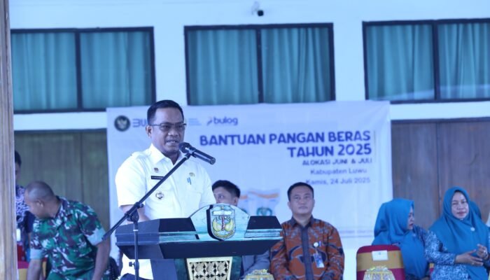 Pemkab Luwu Salurkan 747 Ton Beras Bantuan Pangan untuk 37.375 Keluarga