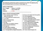 Gangguan Distribusi Air di Palopo, Perumda TM Imbau Pelanggan Menampung Air