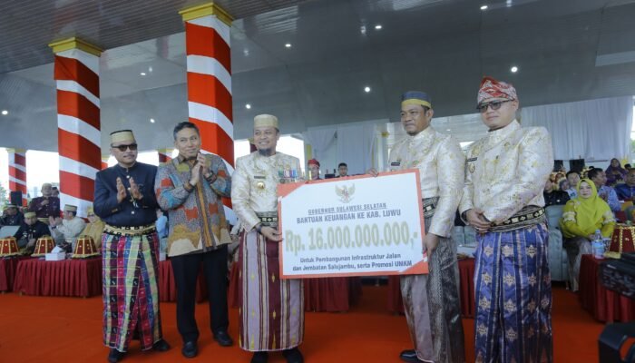 Gubernur Sulsel Apresiasi Kepemimpinan Pata-Dhevy, Siap Kucurkan Rp 270 Miliar untuk RS Regional Luwu