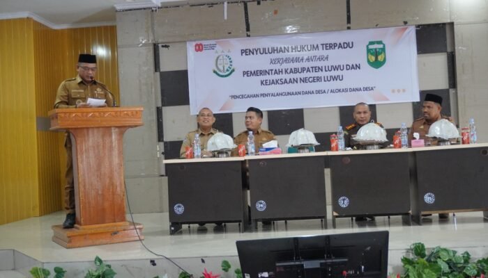 Penyuluhan Hukum Terpadu, Bupati Luwu Tegaskan Larangan Penyalahgunaan Dana Desa