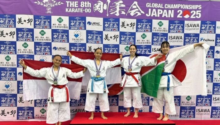 Atlet Karate Luwu Sumbang 2 Emas dan 1 Perak di Kejuaraan Dunia Jepang