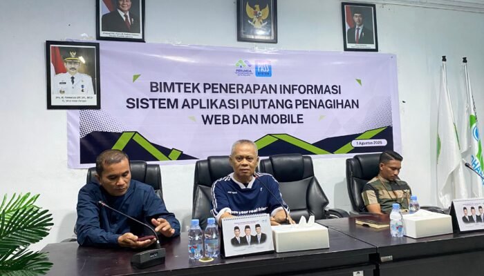 Perumda Tirta Mangkaluku Gelar Bimtek Aplikasi Piutang Berbasis Digital