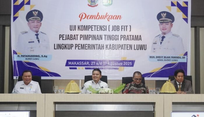 Uji Kompetensi Pejabat Tinggi Pratama, Wabup Dhevy Tekankan Adaptasi dan Inovasi