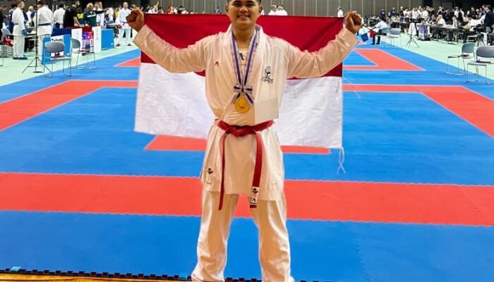 Atlet Karate Asal Palopo Raih Emas di Kejuaraan Dunia Jepang 2025