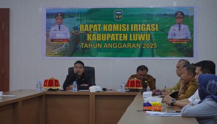 34 Ribu Hektar Lahan Pertanian Jadi Fokus Komisi Irigasi Luwu 2025