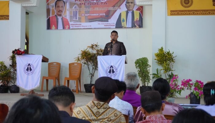 Wabup Luwu Apresiasi Toleransi Umat Beragama saat Ibadah Peneguhan Pendeta di Belopa