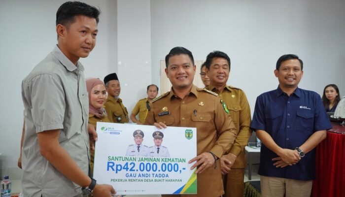 Pemkab Luwu Pastikan Pekerja Rentan Desa Tercover BPJS Ketenagakerjaan