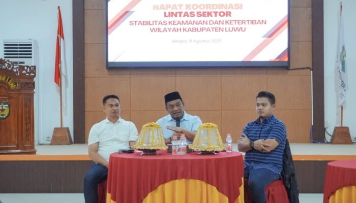 Pemkab Luwu Gelar Rakor Lintas Sektor, Tokoh Masyarakat Diajak Jaga Kondusivitas Daerah