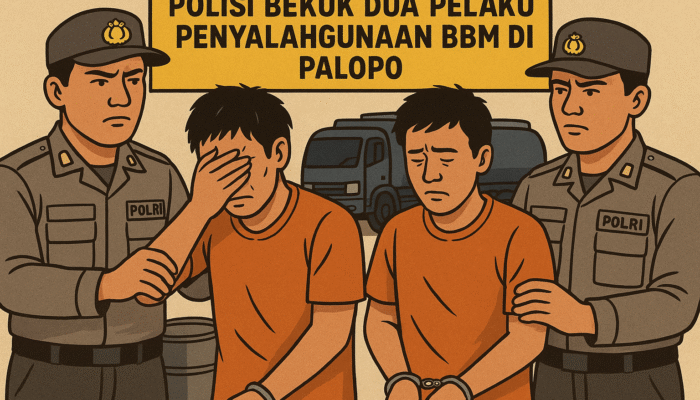 Polisi Bekuk Dua Pelaku Penyalahgunaan BBM di Palopo, Amankan 3 Ton Solar