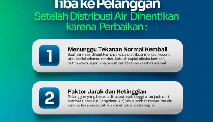 Perumda TM Palopo Jelaskan Penyebab Keterlambatan Aliran Air Usai Perbaikan