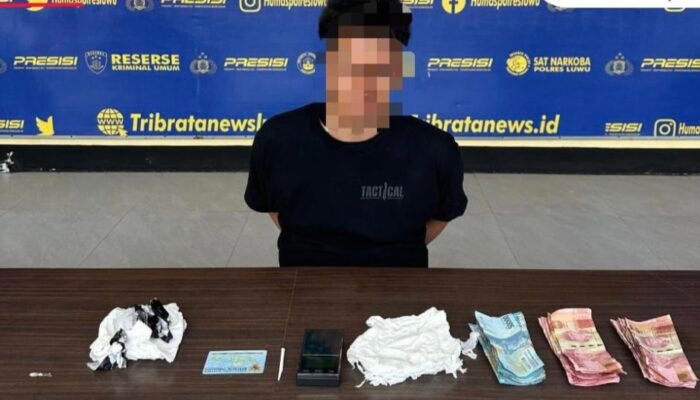 Polisi Tangkap Pengedar Sabu di Luwu, Amankan 14 Sachet Narkotika