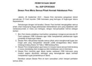 Dewan Pers Soroti Pencabutan ID Pers Wartawan CNN Indonesia di Istana