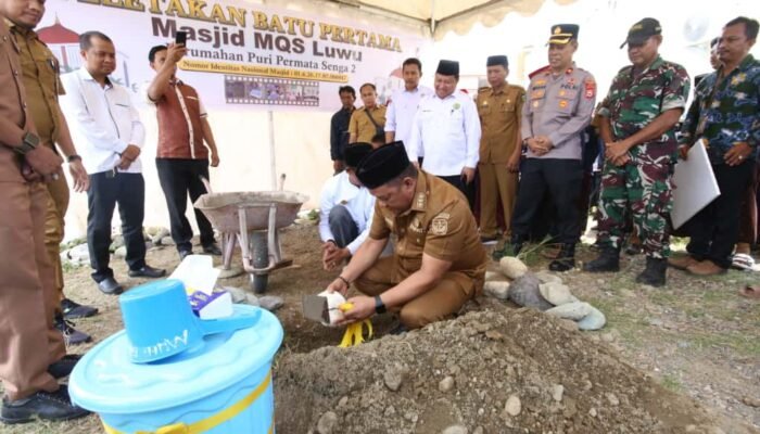 Masjid MQS Luwu Mulai Dibangun, Patahudding: Langkah Strategis Perkuat Pendidikan Keagamaan
