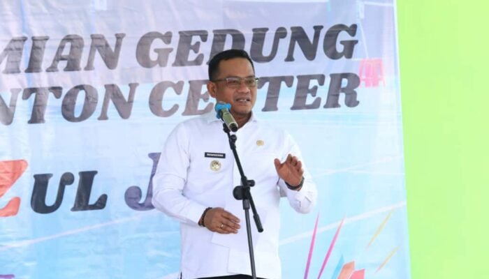 Patahudding Resmikan Gedung Badminton Center PB, Dorong Lahirnya Atlet Muda Berprestasi