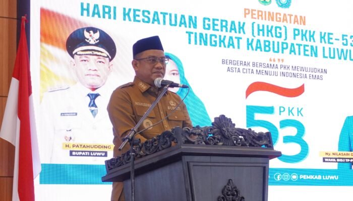 Bupati Luwu Apresiasi Peran PKK dalam Membangun Keluarga Sejahtera di Momentum HKG PKK ke-53
