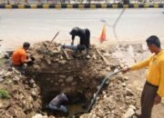 PDAM Palopo Perbaiki Pipa Bocor di Wara Timur, Distribusi Air Sempat Terganggu