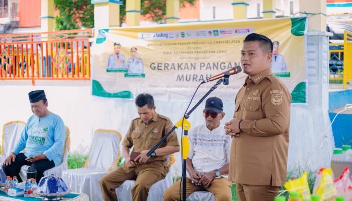 Stabilisasi Harga Pangan, Wabup Luwu Luncurkan Program Pangan Murah