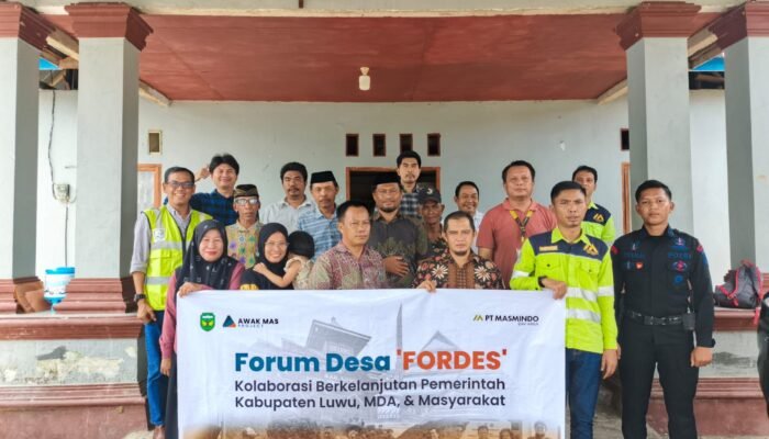 PT Masmindo dan Pokja Luwu Dorong Sinergi Pembangunan Inklusif Lewat Forum Desa