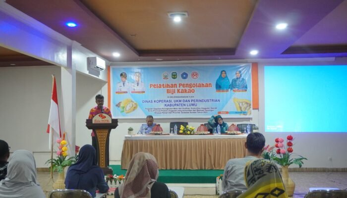 Luwu Dorong Hilirisasi Kakao, DKUP Gelar Pelatihan Pengolahan untuk Tingkatkan Nilai Tambah