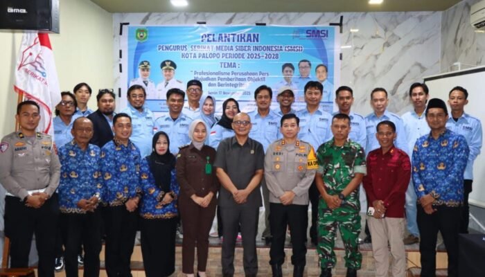SMSI Palopo Periode 2025–2028 Resmi Dilantik, Pemkot hingga Forkopimda Siap Berkolaborasi