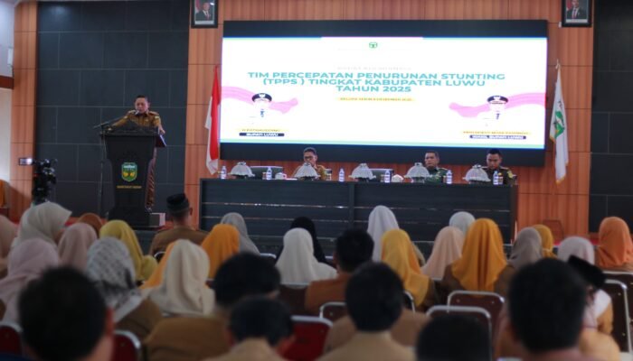 Rakor TPPS Luwu 2025: Dorong Sinergi dan Inovasi untuk Percepatan Penurunan Stunting