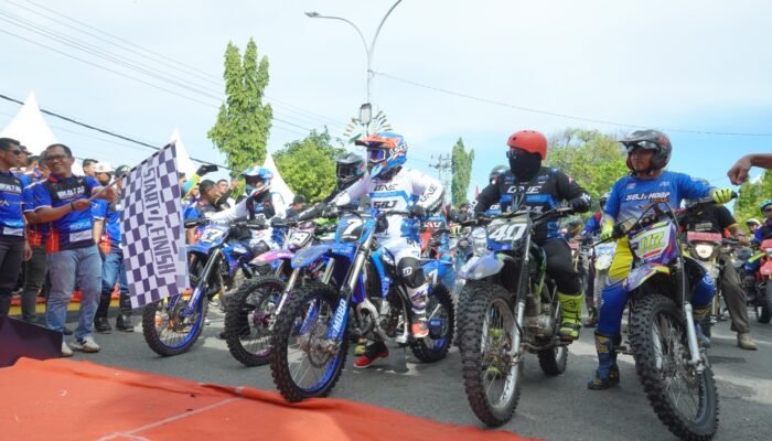 Bupati Lepas Ribuan Rider di One Day Trail Adventure Bhayangkara 2025