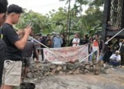 Jalan Trans Sulawesi Dicor Massa Aksi, Desak Pemekaran Luwu Raya