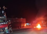 Aliansi Masyarakat Tana Luwu Blokir Trans Sulawesi, Tuntut DOB Luwu Tengah