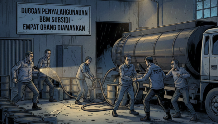 Polres Tana Toraja Ungkap Dugaan Penyalahgunaan BBM Bersubsidi, Empat Orang Diamankan