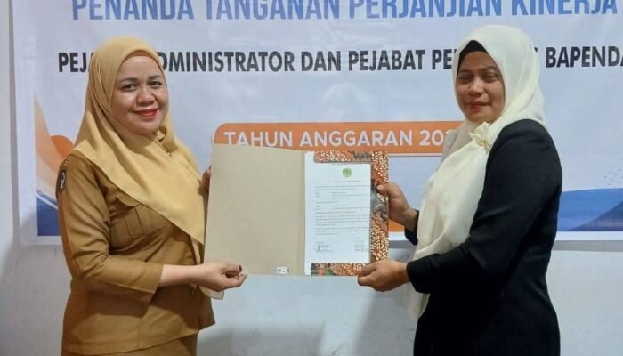 Perkuat Akuntabilitas, Bapenda Luwu Utara Resmi Teken Perjanjian Kinerja 2026