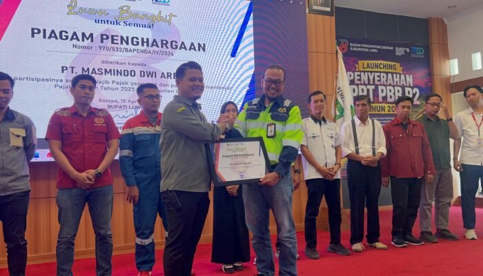 Dukung PAD, MDA Kembali Terima Penghargaan dari Pemkab Luwu